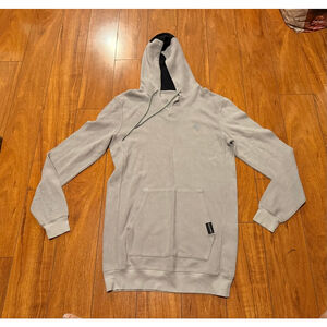 Men's Moons of Mars Light Grey Black Pullover Hoodie S